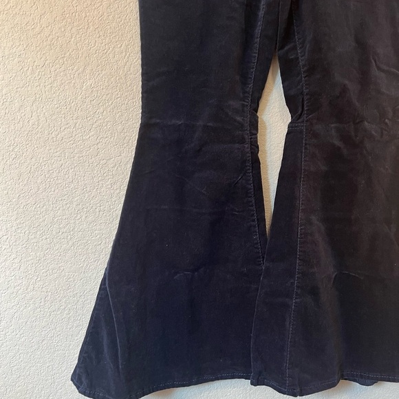 Chelsea & Violet Navy Blue Corduroy Bell Bottom Pants - Picture 2 of 5